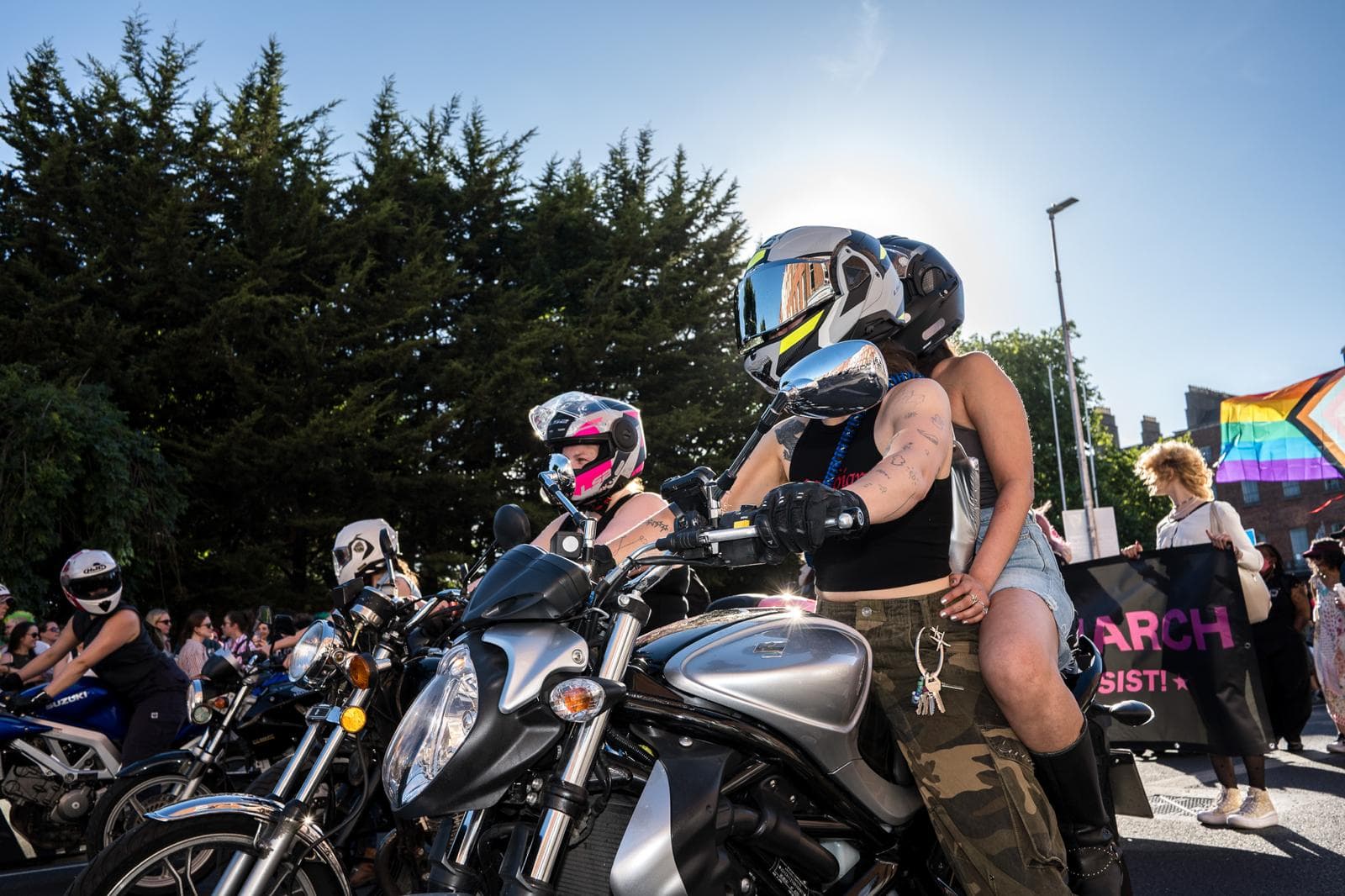 Dublin Pride on motorcycles